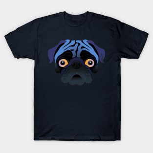 Halloween Pug Sad Spooky T-Shirt